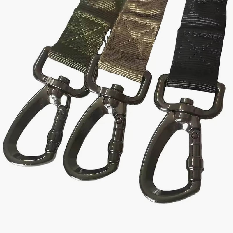 Dog Seat Belt 1-to-2 Extend Rope 54-90CM Elasticity Pet Safety Nylon Dog Leash with Car Seat Buckle Dog Accessories Olive Khaki
