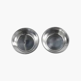 Pet Supplies Large Capacity Dog Bowl Non-rust Stainless Steel Cat Water Feeder Bowls Silver Pet Food Container Kitten