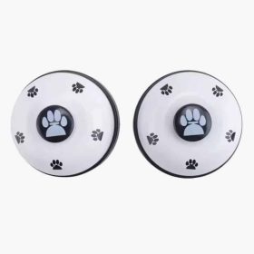 Pet Bell, 2 Pack Metal Bell Dog Training With Non Skid Rubber Bottoms Dog Doorbell For Potty Training Clear Ring Pet Tool
